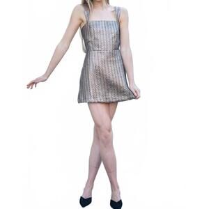 NEW SINCERELY OURS well romper in gold